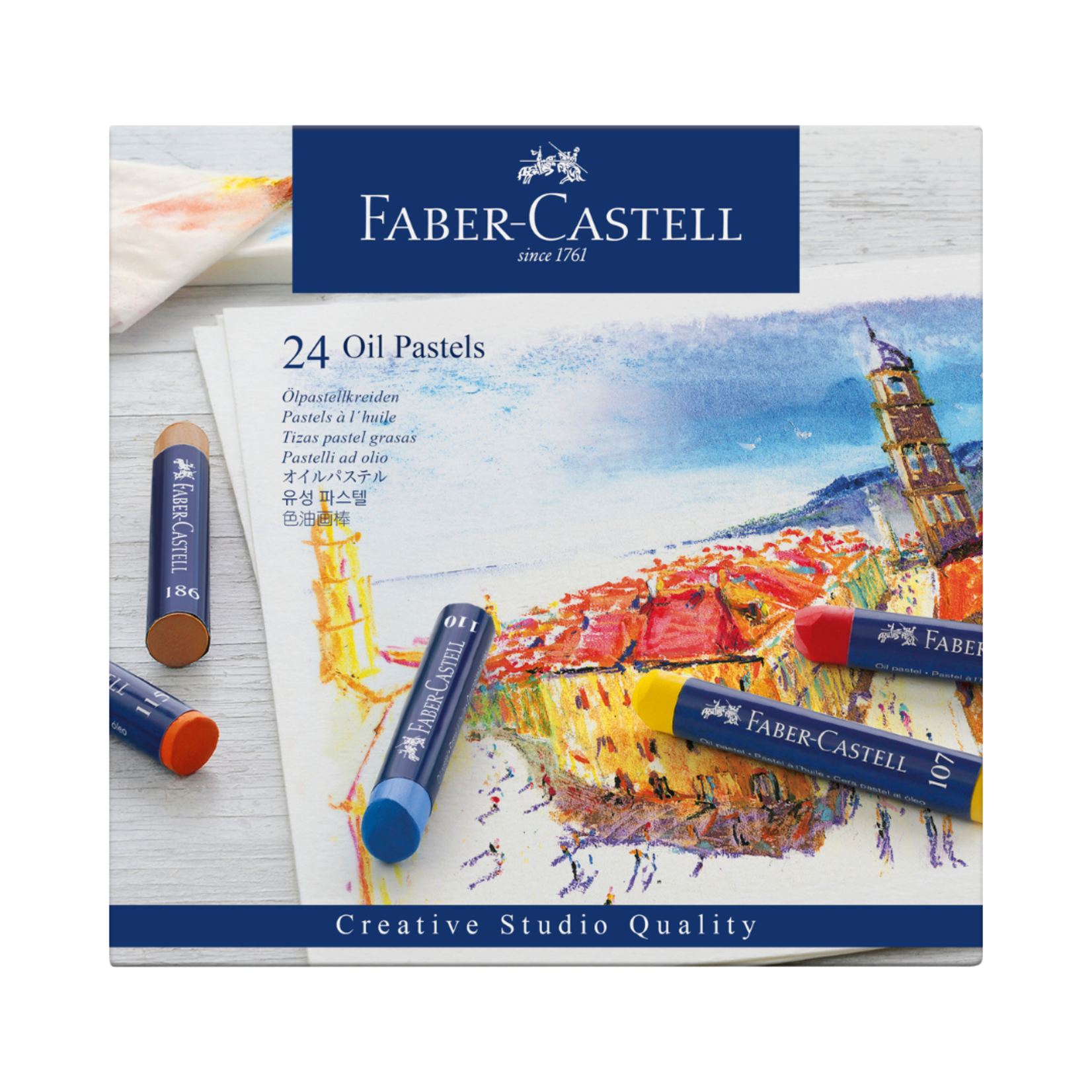 FABER CASTELL CREATIVE STUDIO OIL PASTEL 24/SET