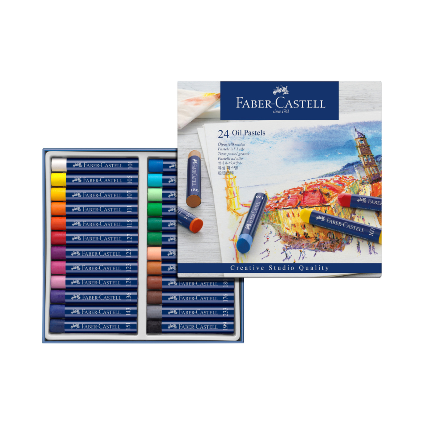 FABER CASTELL CREATIVE STUDIO OIL PASTEL 24/SET