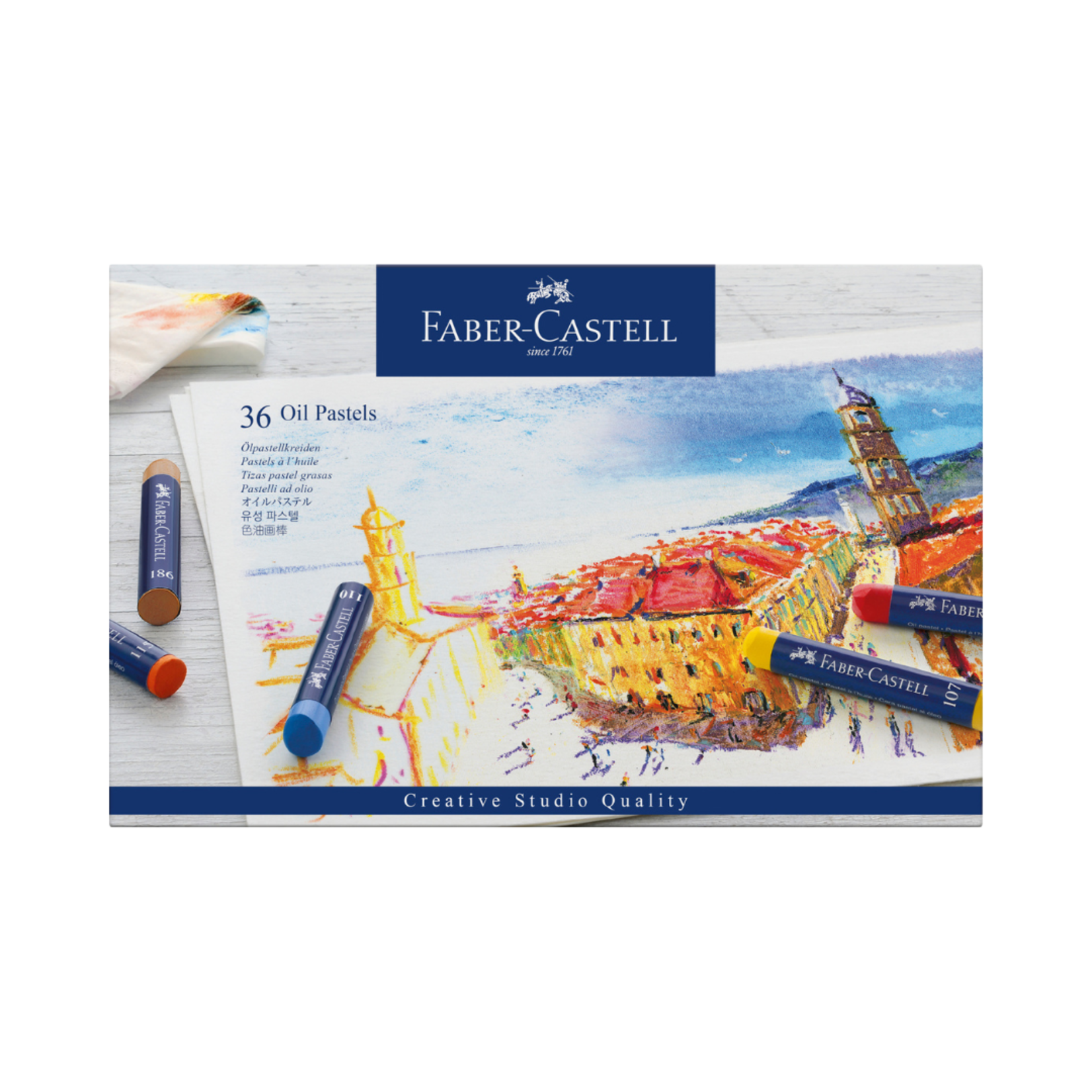 FABER CASTELL CREATIVE STUDIO OIL PASTEL 36/SET