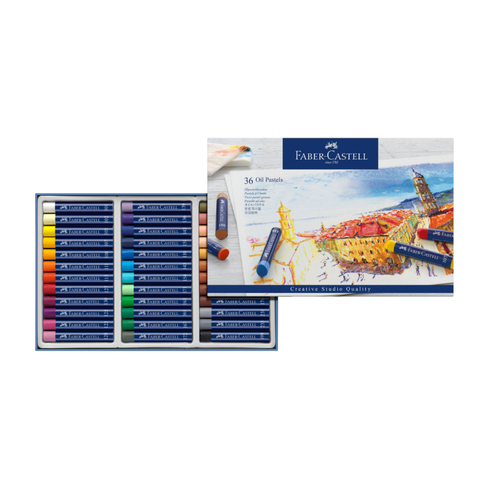 FABER CASTELL CREATIVE STUDIO OIL PASTEL 36/SET