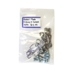 GILDED RABBIT D RING HANGERS SINGLE SCREW 10/PK  WITH SCREWS