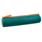 RHODIA ITALIAN LEATHERETTE ROUND CASE PEACOCK