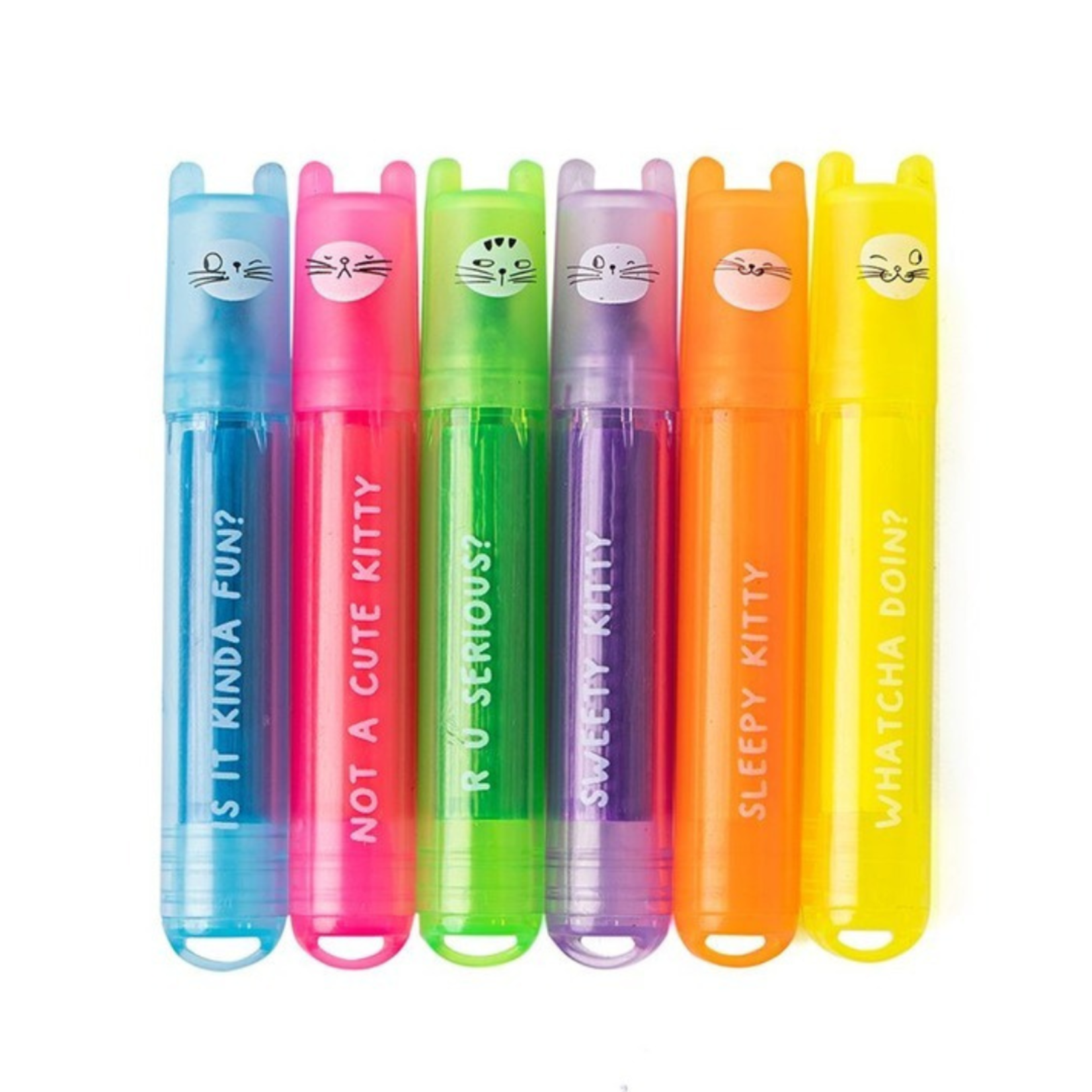 SO MANY CATS MINI SCENTED HIGHLIGHTERS 6/PC