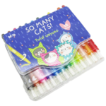 SO MANY CATS TWISTABLE CRAYONS 12/SET