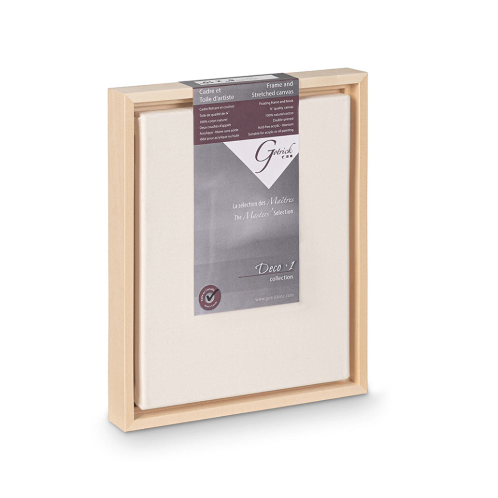 GOTRICK APOLLON GOTRICK REGULAR CANVAS WITH NATURAL FLOATER FRAME 20X24*