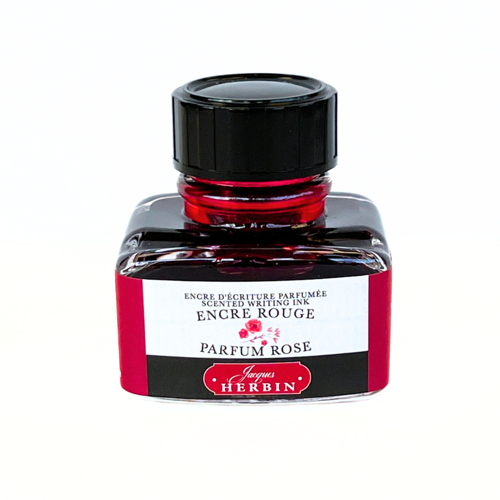 HERBIN SCENTED WRITING INK RED 30ML ROSE SCENT