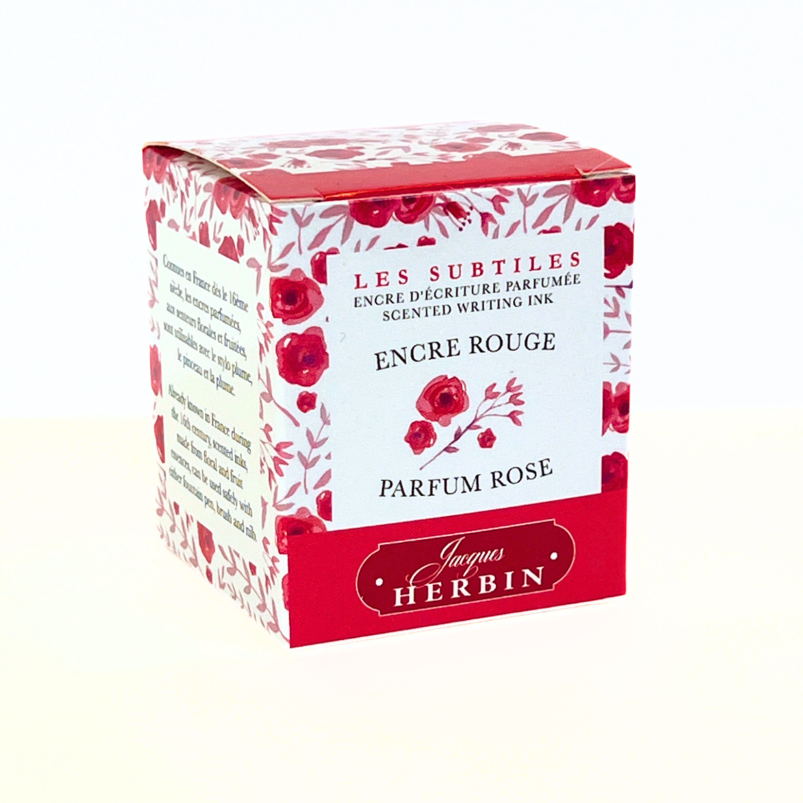 HERBIN SCENTED WRITING INK RED 30ML ROSE SCENT