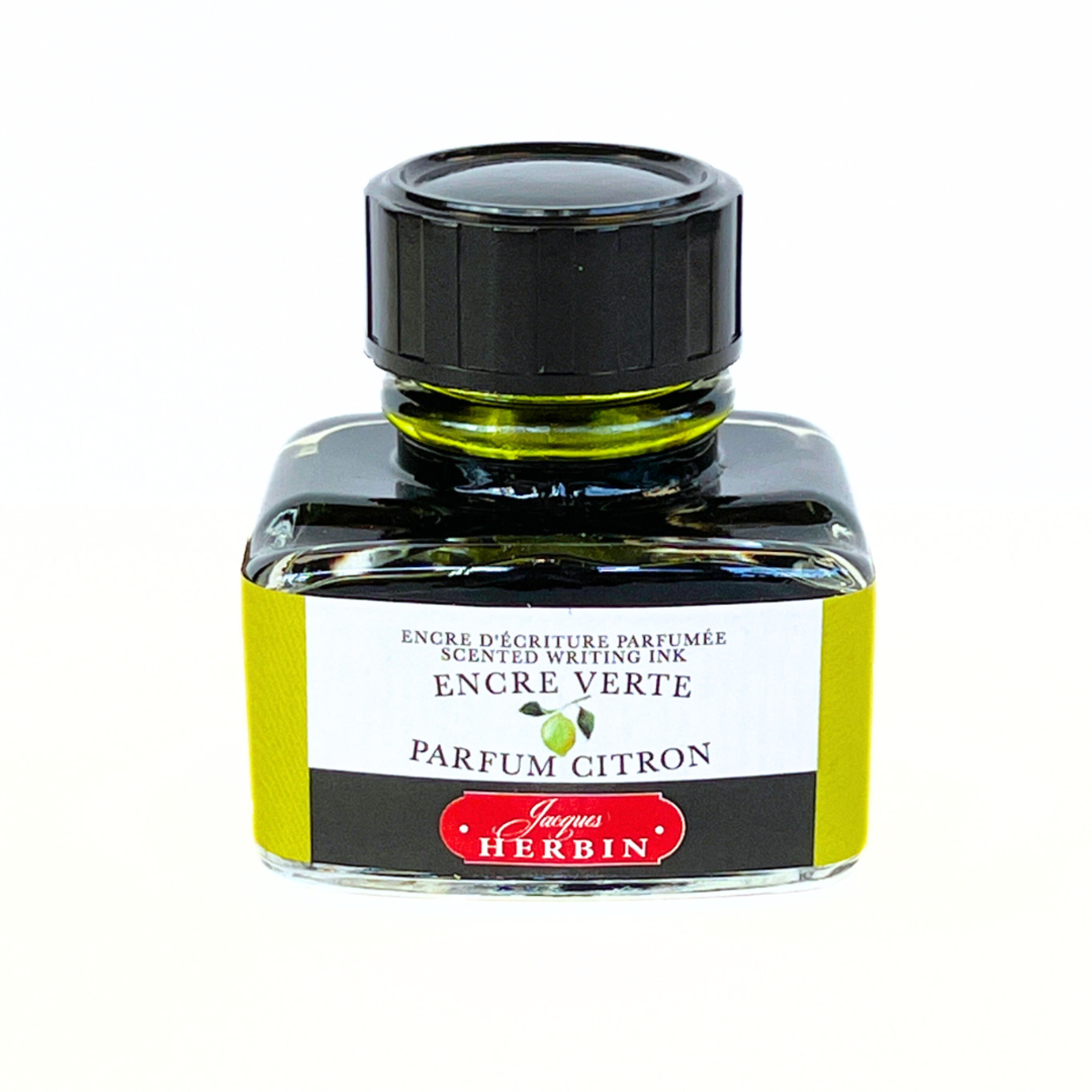 HERBIN SCENTED WRITING INK GREEN 30ML LEMON SCENT