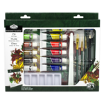 ROYAL & LANGNICKEL ESSENTIALS OIL PAINTING SET/21