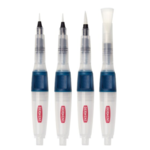 DERWENT PUSH BUTTON WATERBRUSH 4/SET