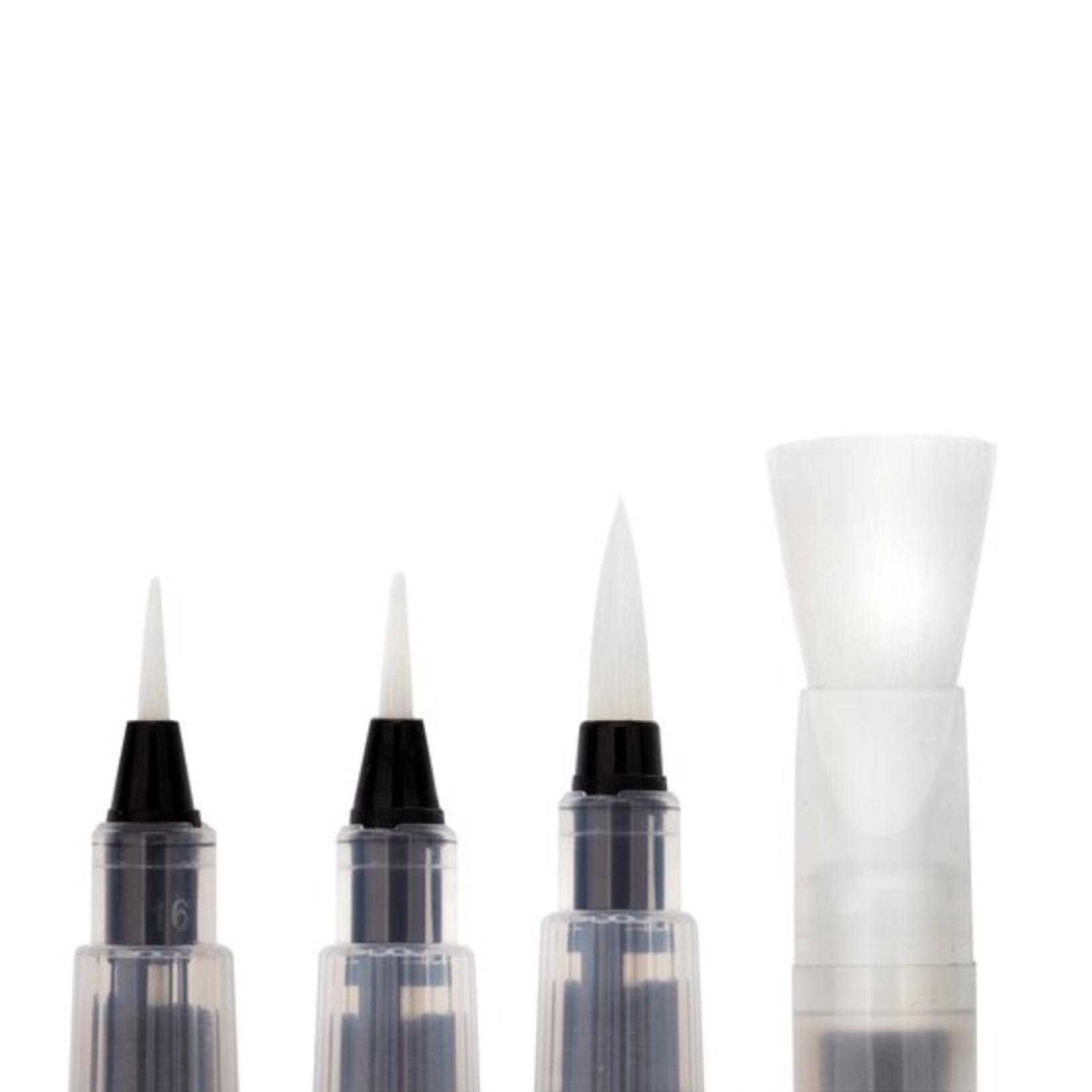 DERWENT PUSH BUTTON WATERBRUSH 4/SET