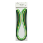 QUILLED CREATIONS MIXED PAPER PACK 1/4" GREEN SHADES