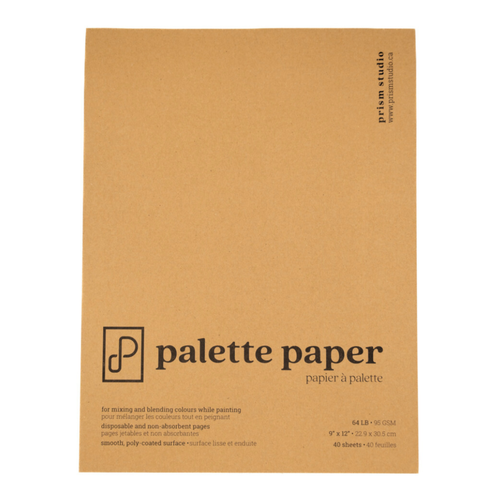 PRISM PALETTE PAPER PAD 9"X12" 40/SHT