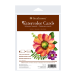 STRATHMORE WATERCOLOUR CARDS W/ ENVELOPE 5X7 6/PK