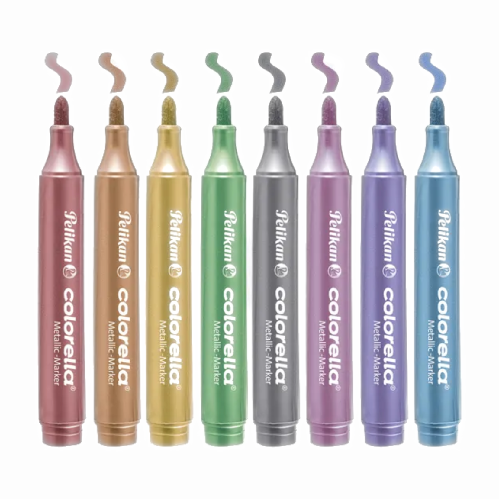 PELIKAN COLORELLA METALLIC MARKER SET/8