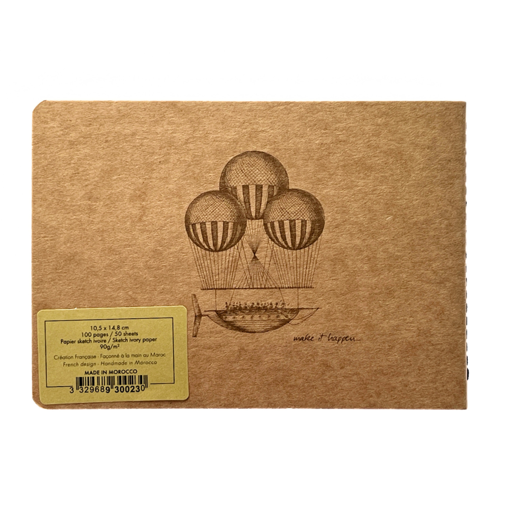 FLYING SPIRIT STITCHED SKETCHBOOK 4X6" 50/SHT