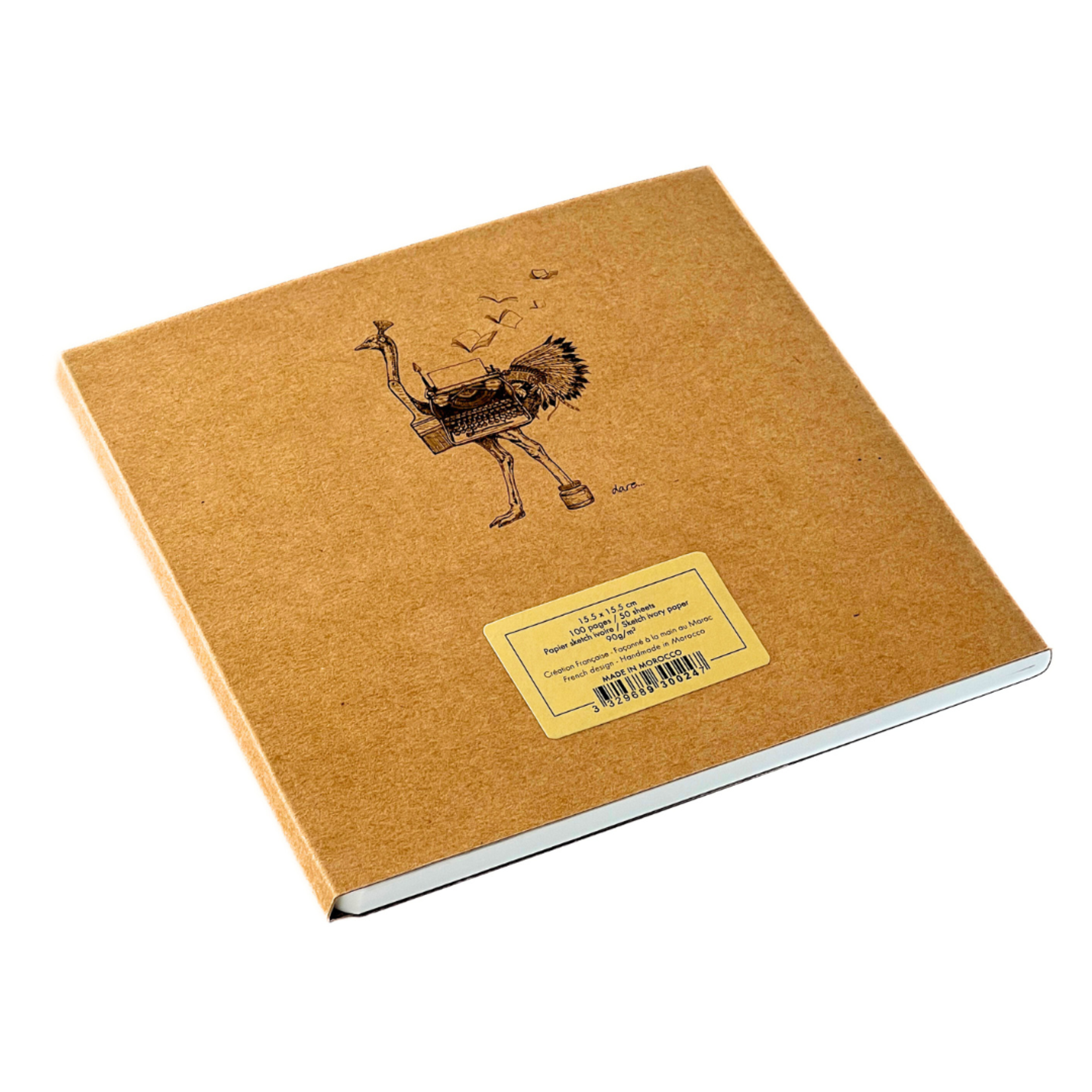 FLYING SPIRIT STITCHED SKETCHBOOK 6X6" 50/SHT