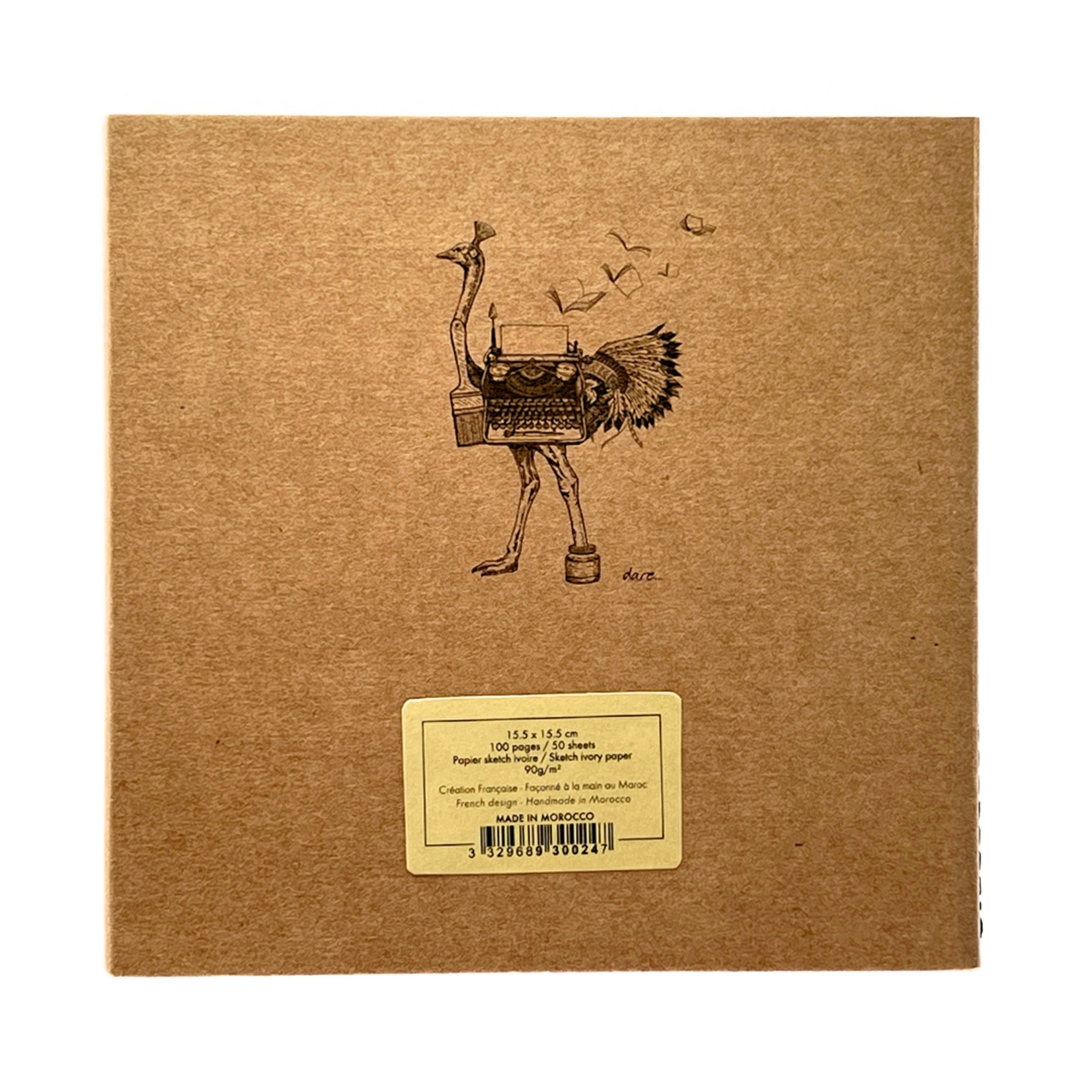 FLYING SPIRIT STITCHED SKETCHBOOK 6X6" 50/SHT