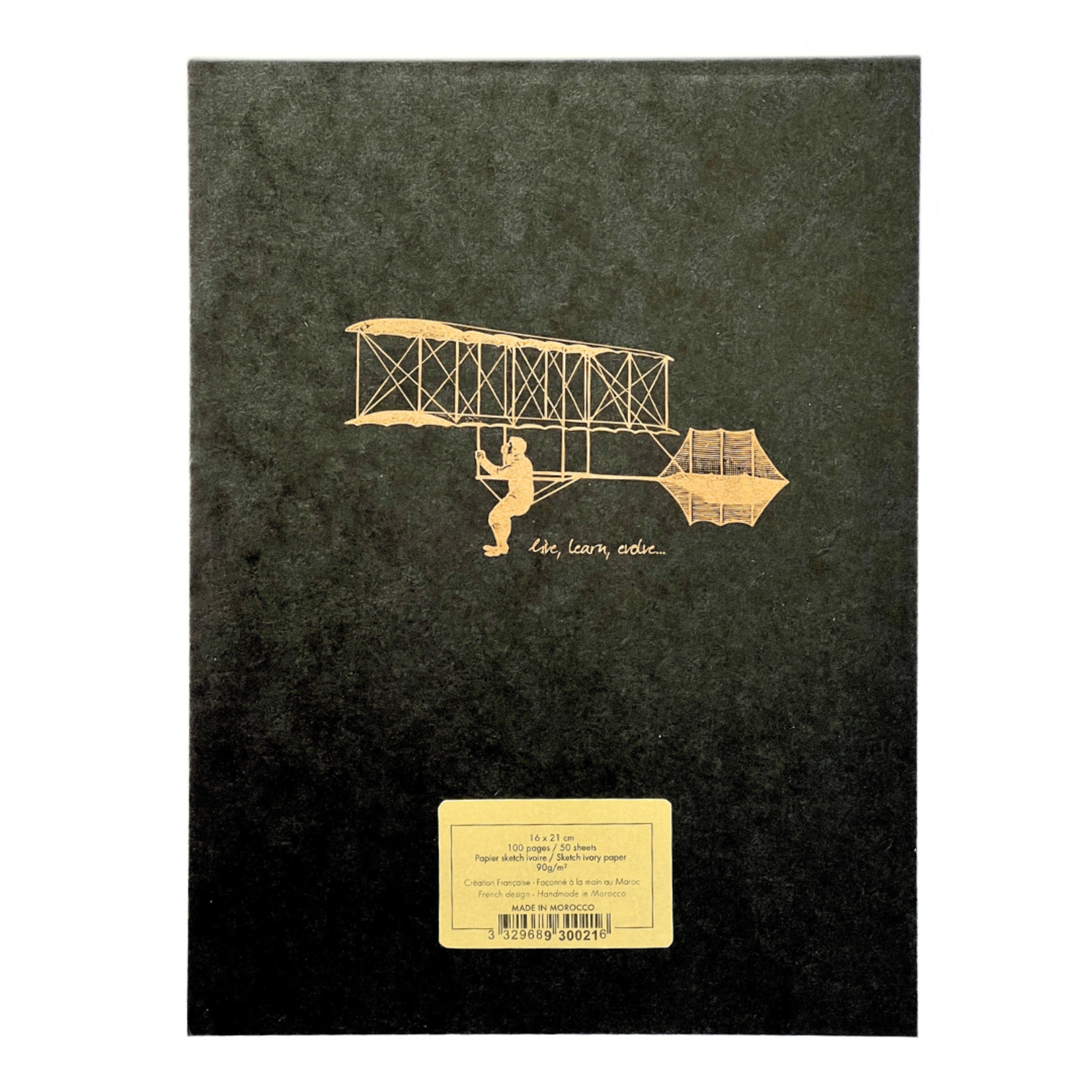 FLYING SPIRIT TAPE BOUND SKETCHBOOK 6X8" 50/SHT