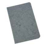 CLAIREFONTAINE LINED NOTEBOOK 3.5X5.5" 48/SHT GREY