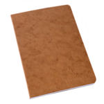 CLAIREFONTAINE LINED NOTEBOOK A5 48/SHT TOBACCO