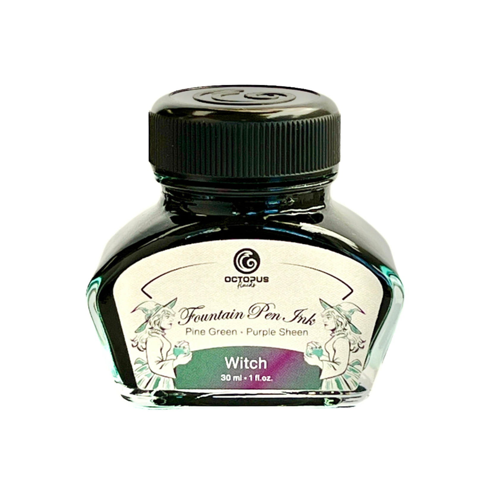 OCTOPUS WRITE & DRAW OCTOPUS SHEEN FOUNTAIN PEN INK 30ML WITCH