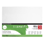 DALER ROWNEY SIMPLY CANVAS PANEL 12X16" 3/PACK