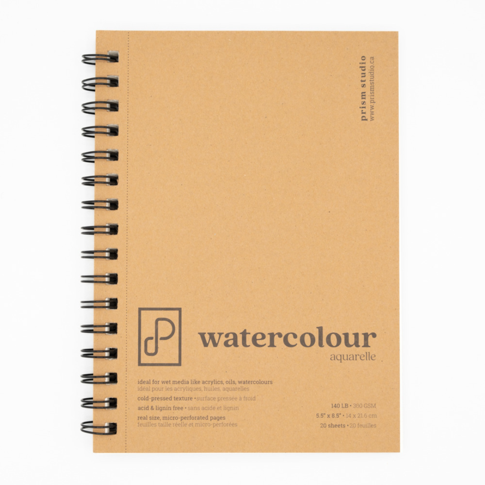 PRISM STUDIO PRISM STUDIO WATERCOLOUR PAD 140LB 5.5X8.5