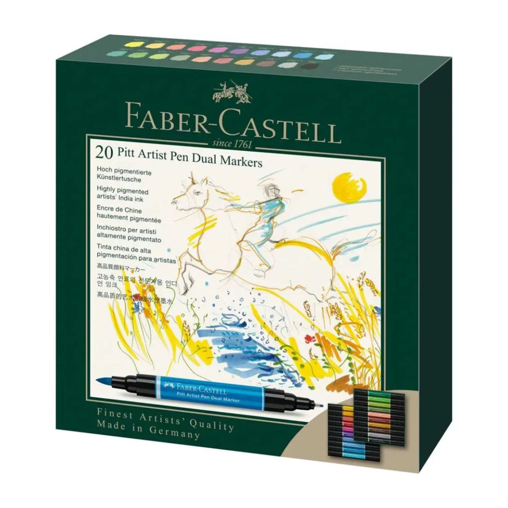 PITT ARTIST PEN DUAL MARKER 20/SET