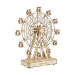HANDS CRAFT 3D MODERN WOODEN PUZZLE FERRIS WHEEL WITH MUSIC BOX