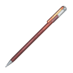 PENTEL HYBRID DUAL METALLIC GEL PEN 1MM ORANGE + METALLIC YELLOW
