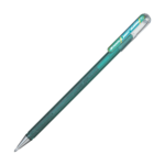 PENTEL HYBRID DUAL METALLIC GEL PEN 1MM GREEN + METALLIC BLUE