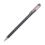 PENTEL HYBRID DUAL METALLIC GEL PEN 1MM BLACK + METALLIC RED