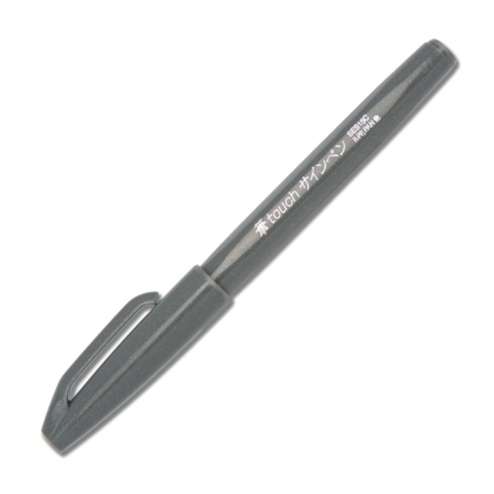 PENTEL BRUSH SIGN PEN GRAY