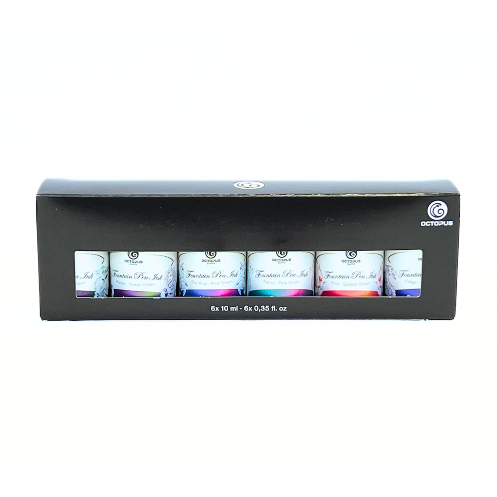 OCTOPUS WRITE & DRAW OCTOPUS SHEEN FOUNTAIN PEN INK 6X10ML SET 1