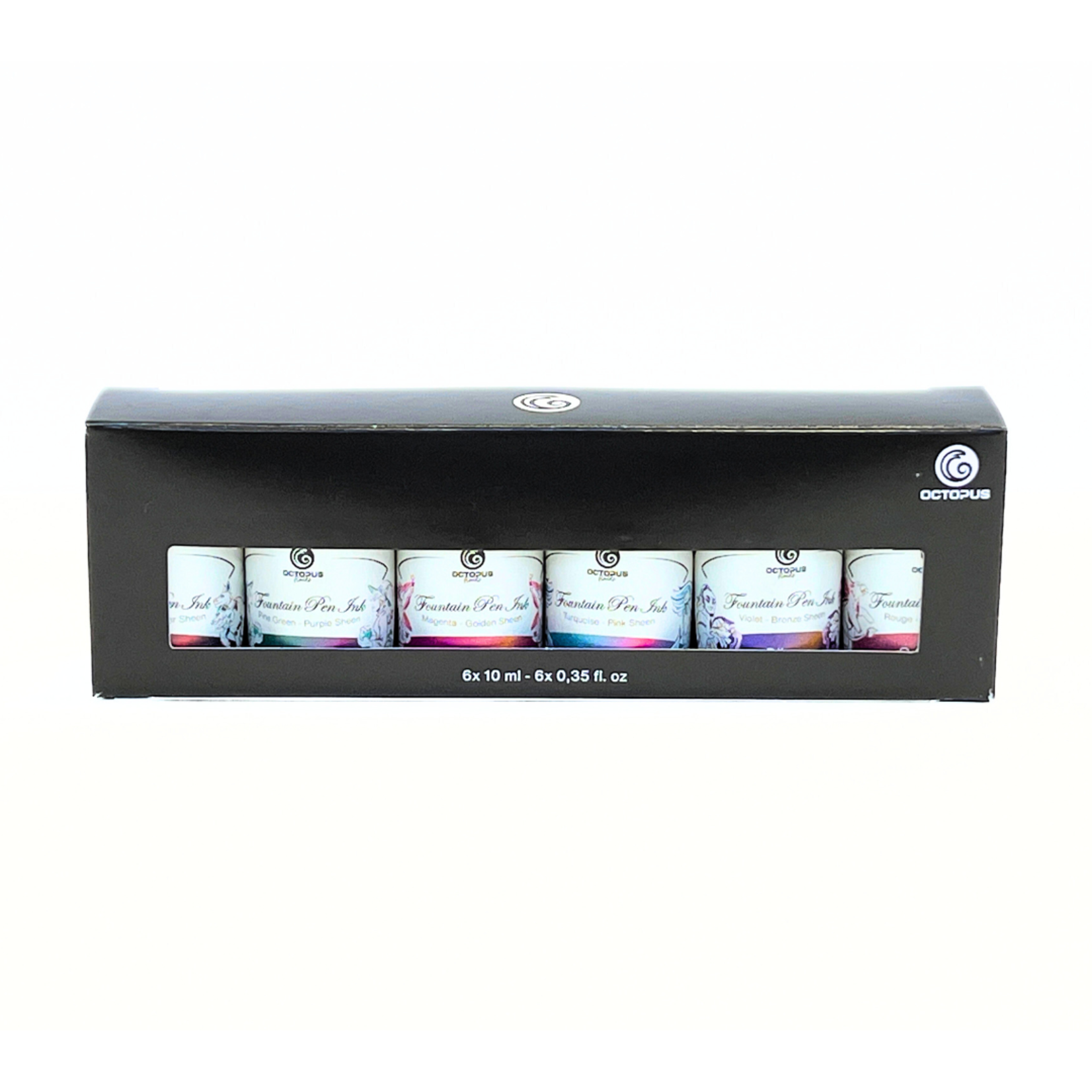 OCTOPUS WRITE & DRAW OCTOPUS SHEEN FOUNTAIN PEN INK 6X10ML SET 2