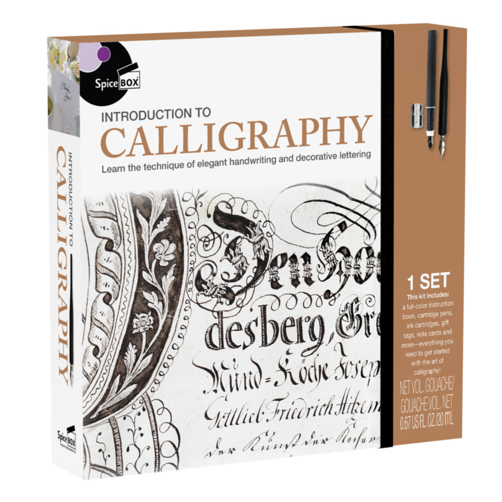 SPICEBOX INTRODUCTION TO CALLIGRAPHY