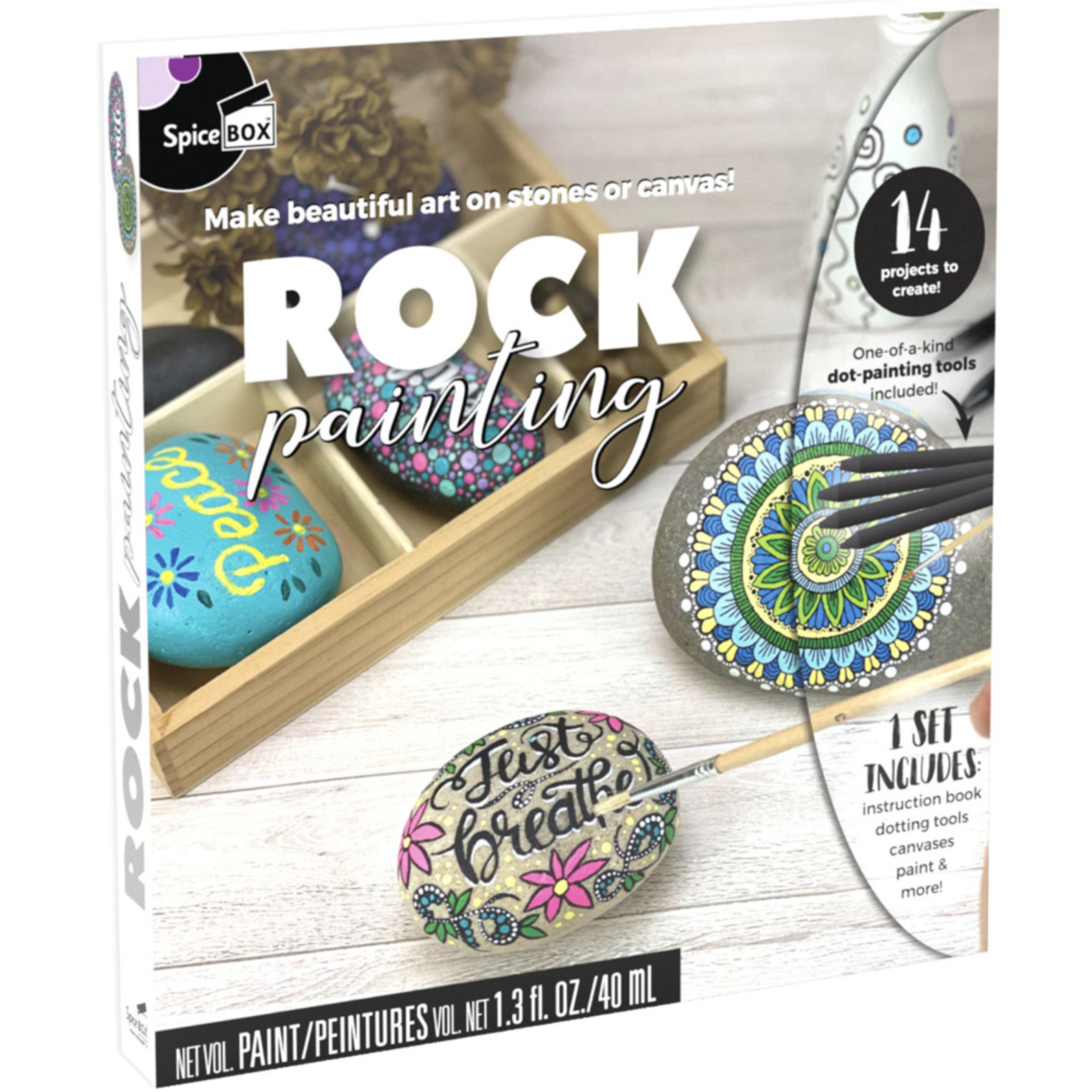 SPICEBOX ROCK PAINTING
