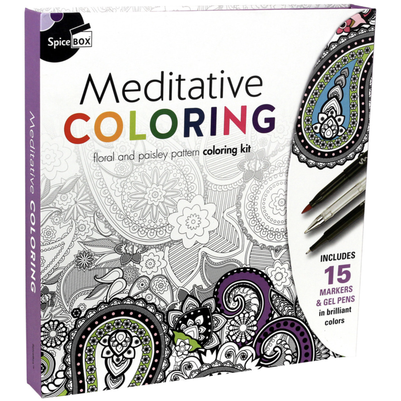 SPICEBOX MEDITATIVE COLOURING
