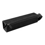 RHODIA ITALIAN LEATHERETTE SQUARE CASE BLACK