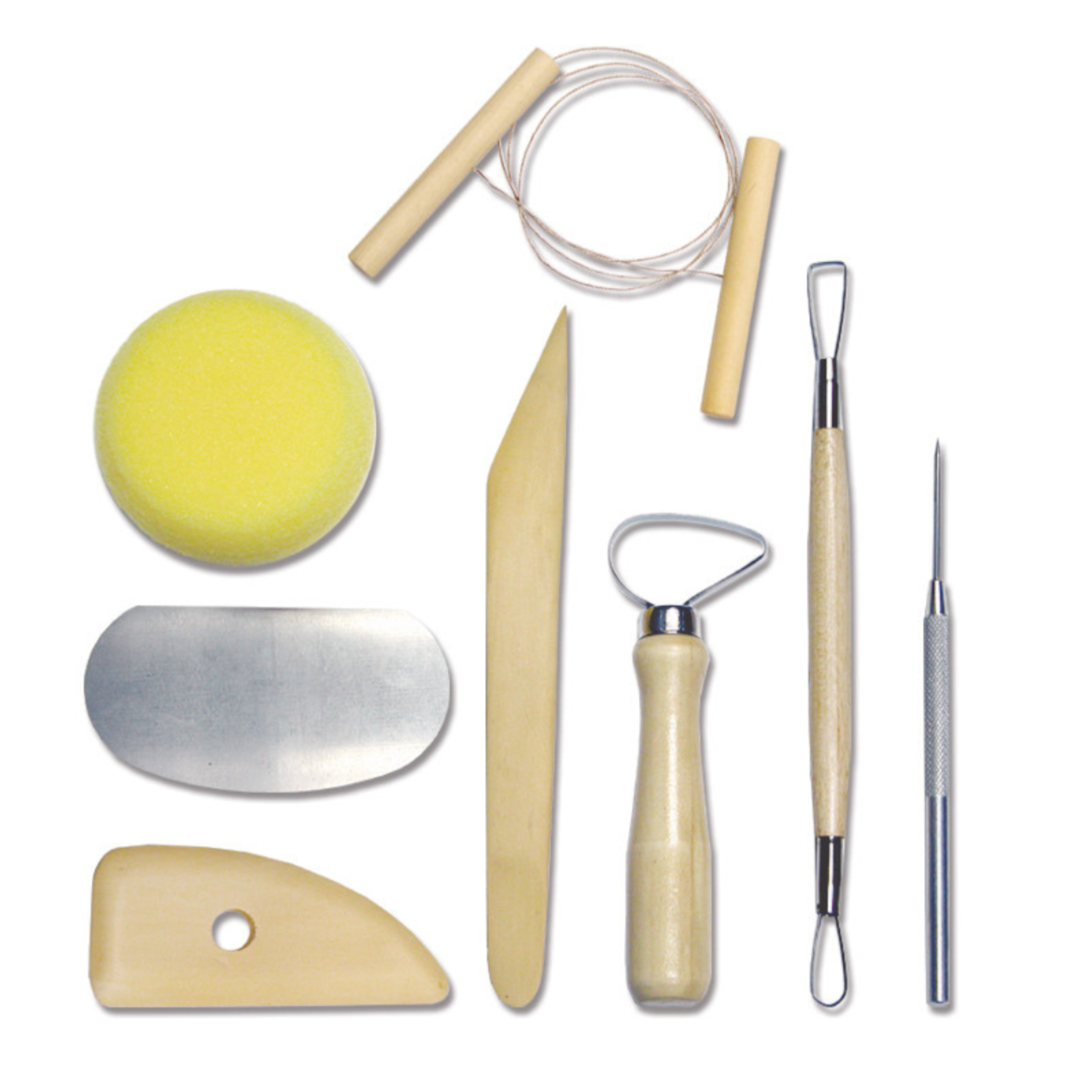 ROYAL LANGNICKEL ROYAL & LANGNICKEL POTTER'S SELECT COMPLETE POTTERY TOOL SET/8