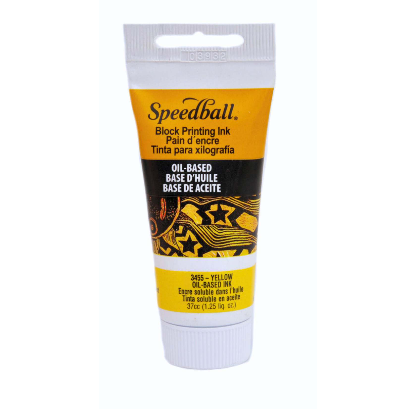 SPEEDBALL OIL BASED BLOCK PRINTING INK 1.25OZ YELLOW