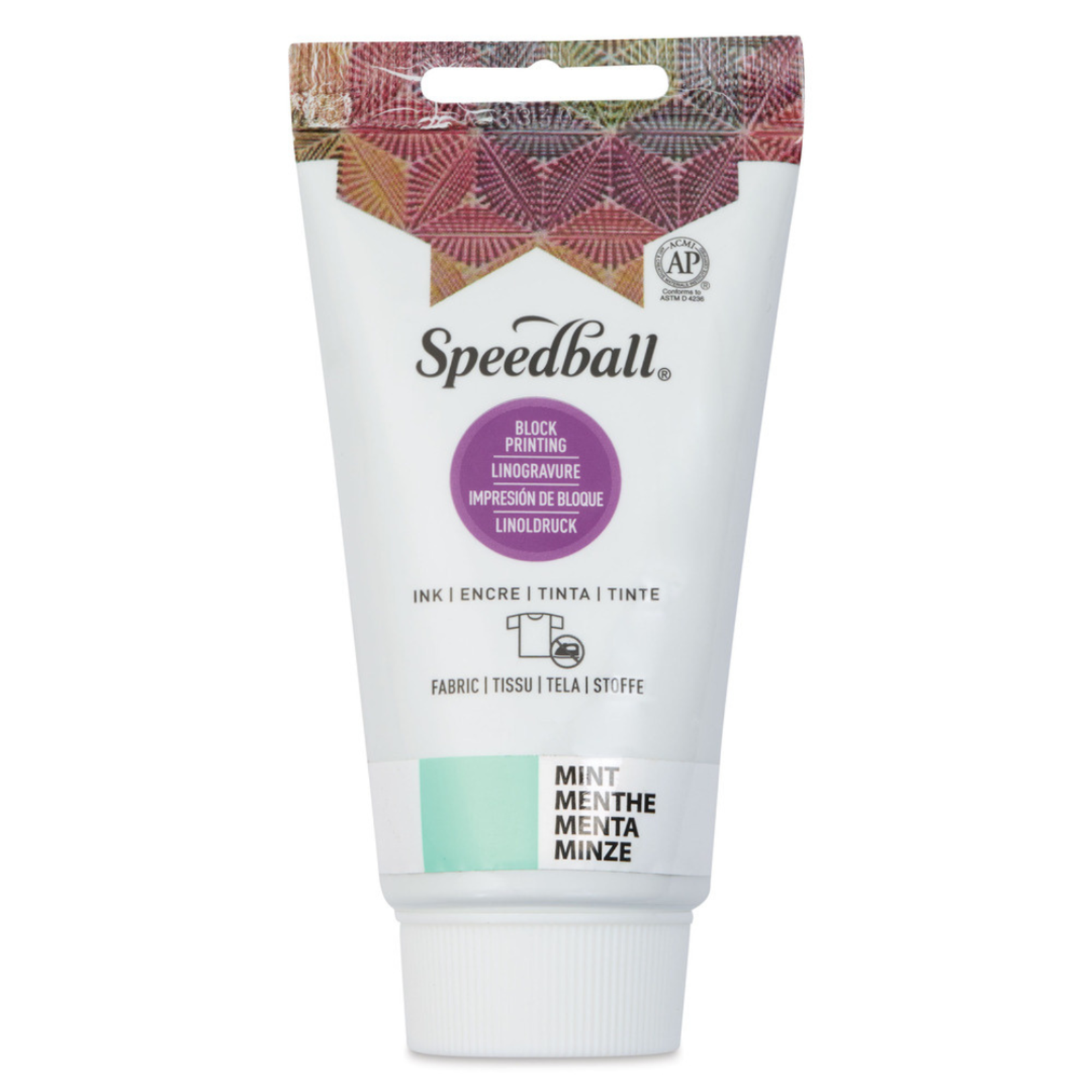 SPEEDBALL FABRIC BLOCK PRINTING INK 2.5OZ MINT