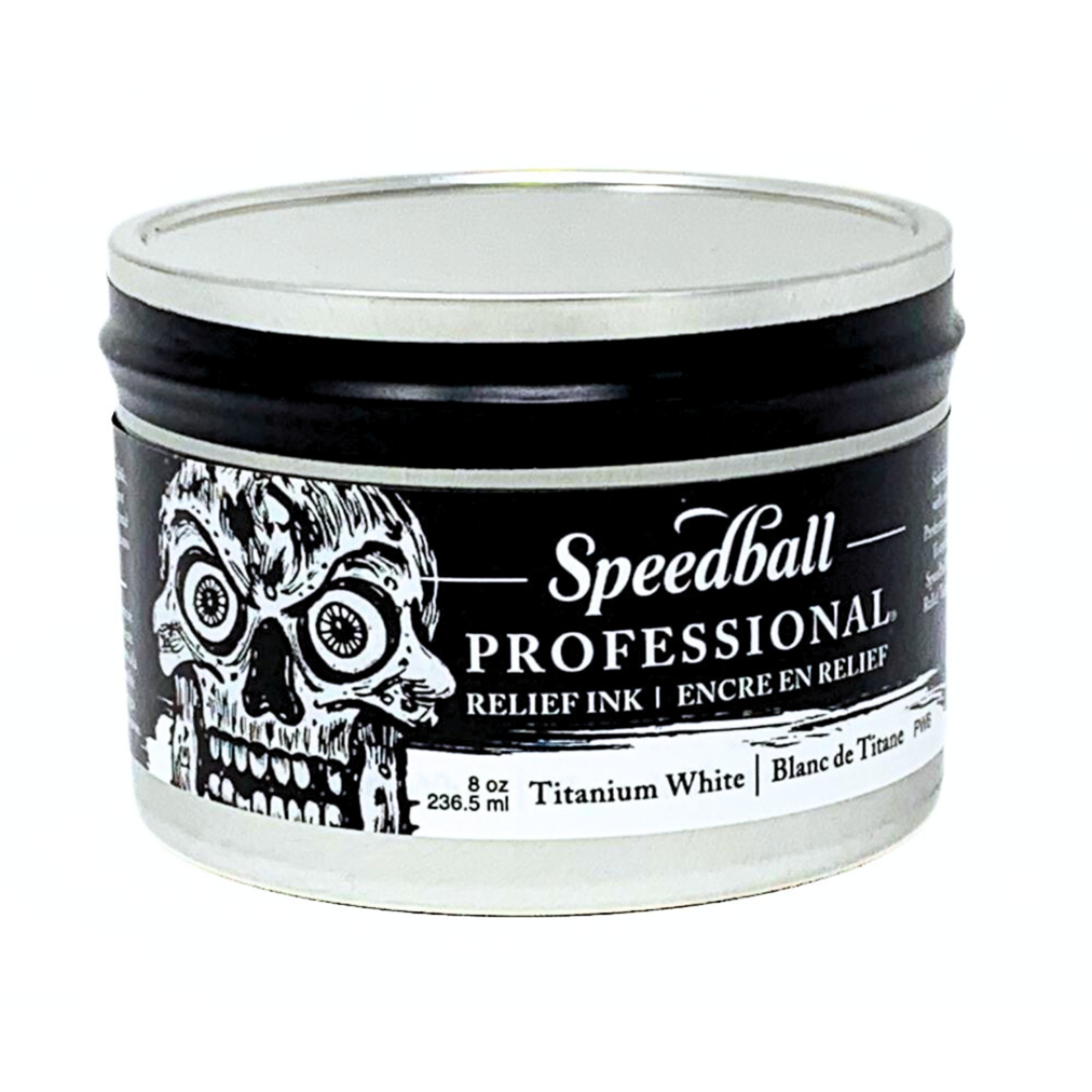 SPEEDBALL PROFESSIONAL RELIEF INK 8OZ TITANIUM WHITE