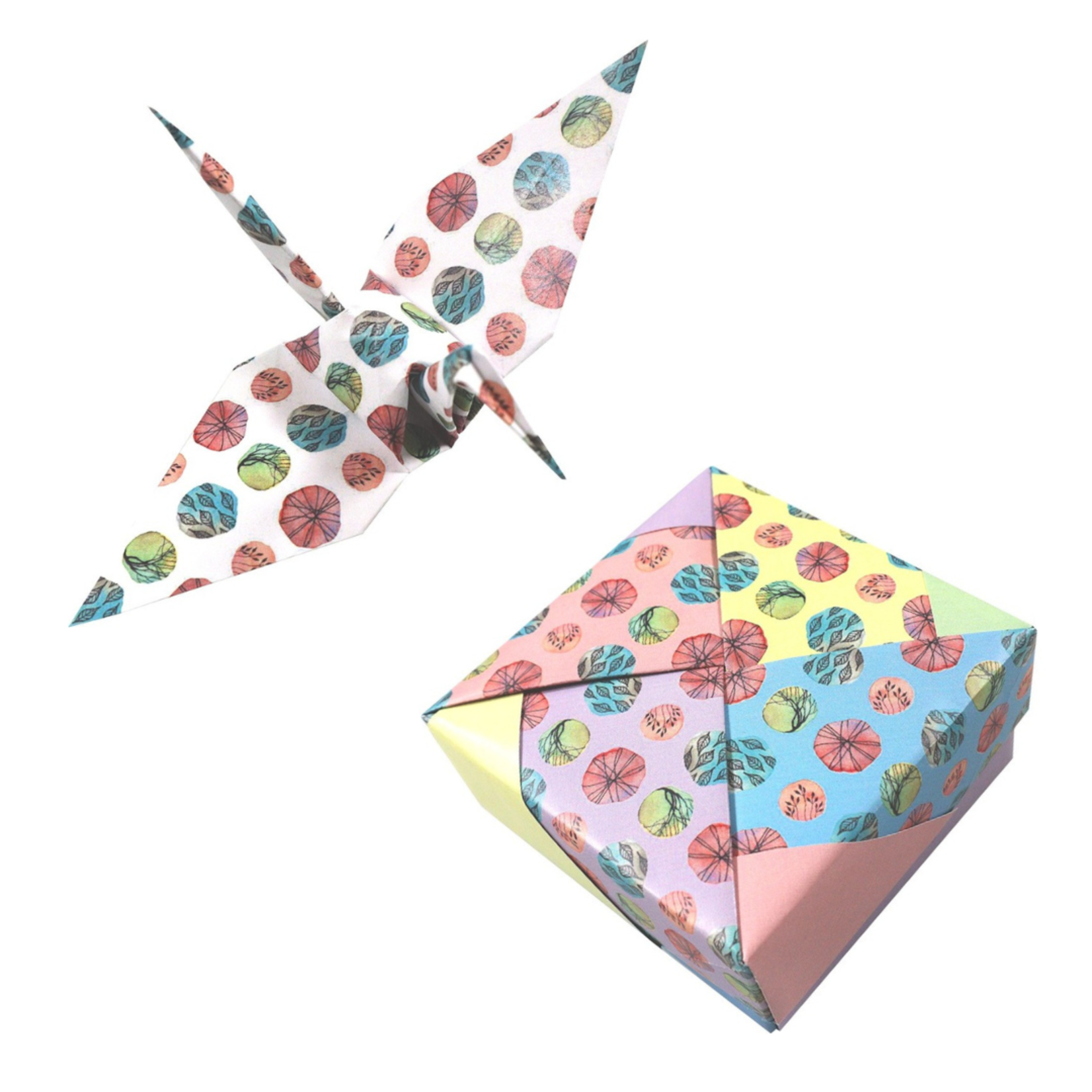 YASUTOMO YASUTOMO ORIGAMI PAPER 5 7/8'' DOODLE DOTS 24/PK