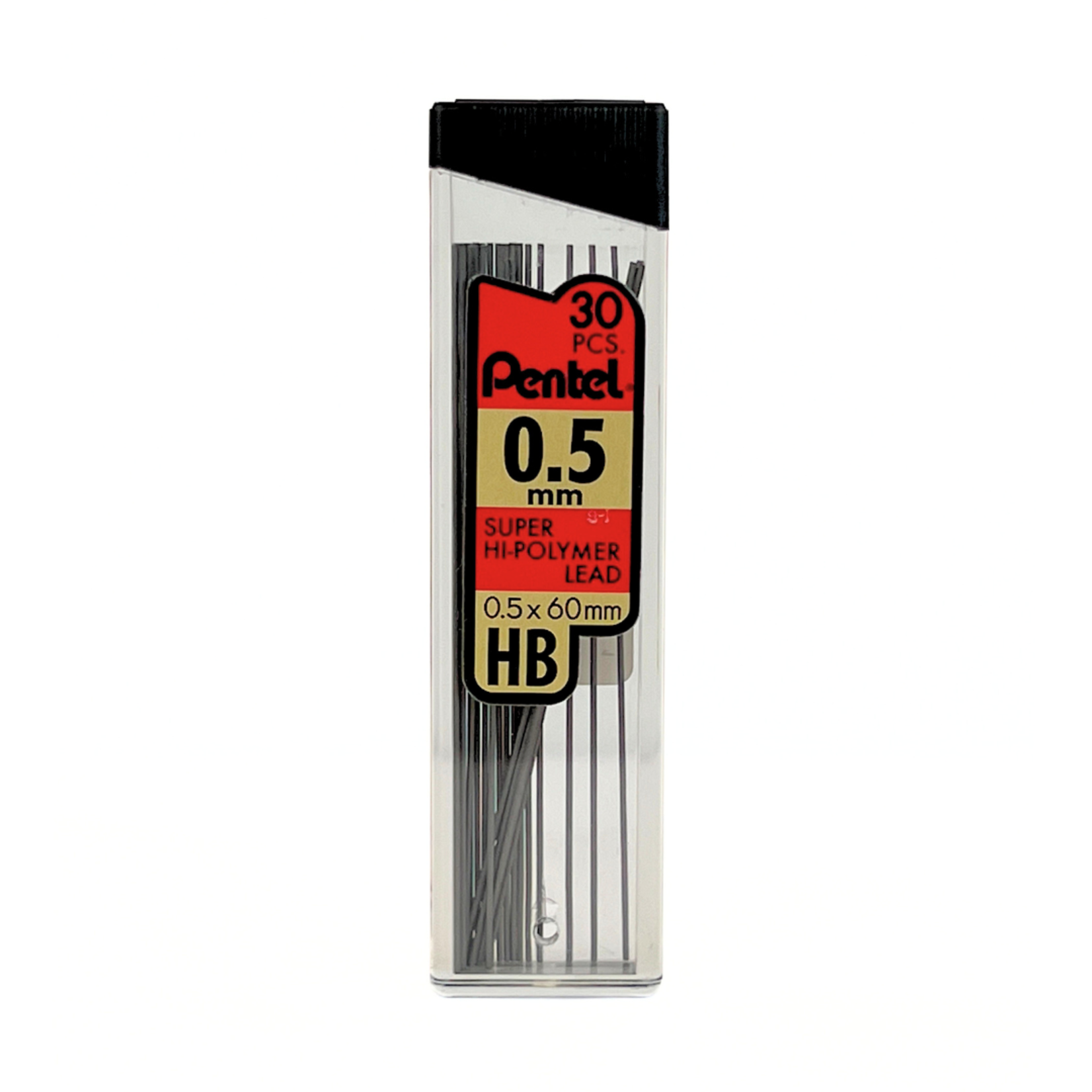PENTEL SUPER LEAD REFILL 0.5MM HB 30/PK