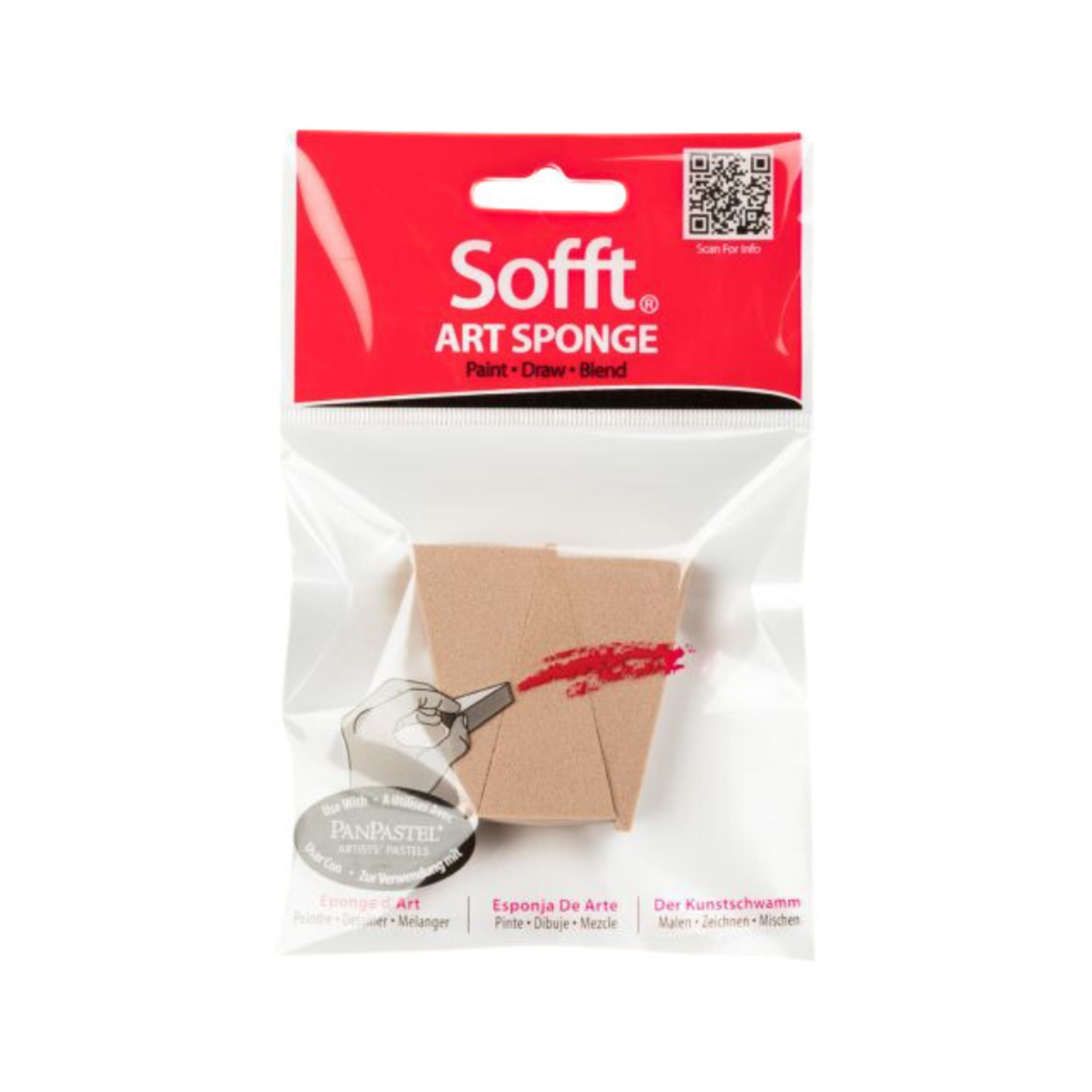 PAN PASTEL PAN PASTEL SOFFT SPONGE WEDGE 3/PK