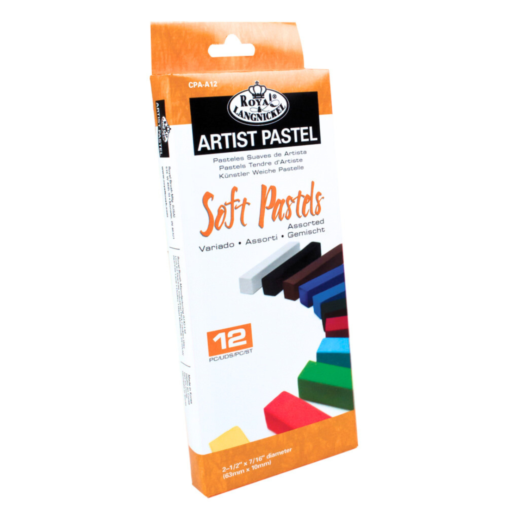 ROYAL & LANGNICKEL SOFT PASTEL SET ASSORTED 12/PC