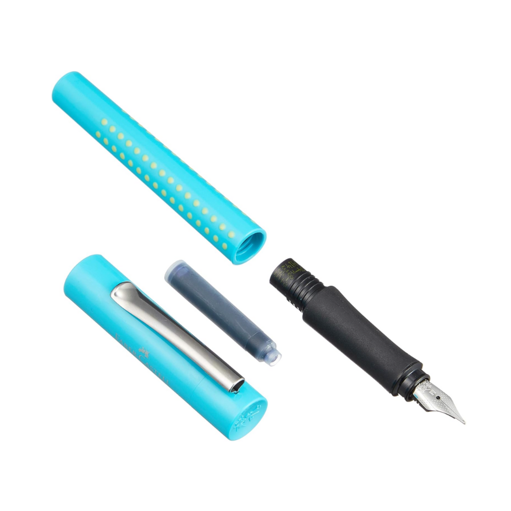 FABER CASTELL GRIP 2010 FOUNTAIN PEN BOLD TURQUOISE