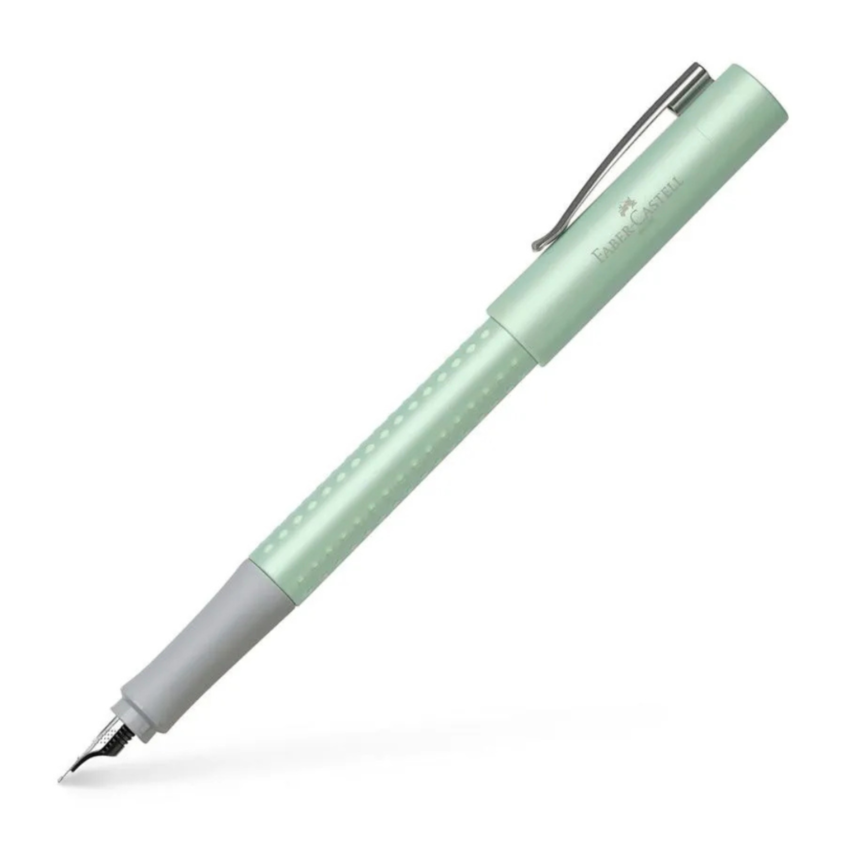 FABER CASTELL GRIP 2011 FOUNTAIN PEN BOLD PEARL EDITION MINT